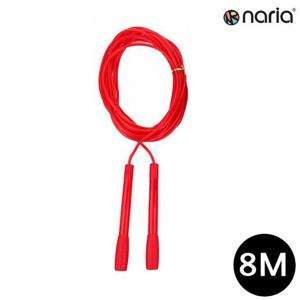 PVC 8M 빨강 줄넘기 나리아 어른줄넘기 단체줄넘기 운동 체육 헬스줄넘기