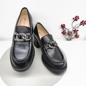 [탠디]미셸BY탠디 여성와이드굽 미들로퍼 125201