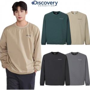 디스커버리  DMRL3A054 남성 우븐 메쉬기모 긴팔티 (DMRL3A054)