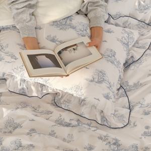 [파르페by알레르망] 피에르 알러지케어 밍크극세사 다운필 차렵이불패드세트 S/SS