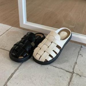 [브이와이][VY] 여자 SS 평평한 피서룩 미니멈 트립 피셔맨 샌들