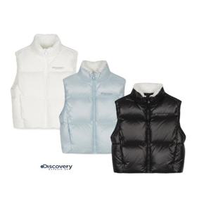 디스커버리키즈 DKDV58056 여아 올리브 크롭 다운 패딩베스트