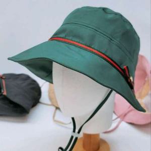 [애슬릿][애슬릿]여성 버킷햇 챙 넓은 벙거지 모자 등산 턱 끈