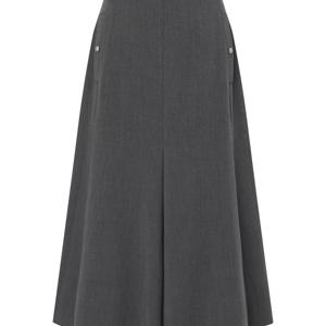 [JJ JIGOTT]주름 트임 고무줄 밴딩 스커트/GR8A0SK321