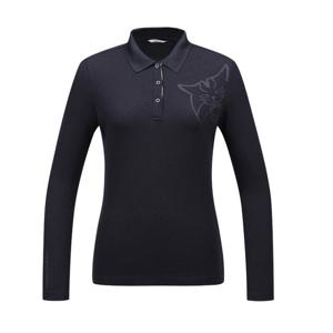 [링스골프][25FW] 여성 PQ 소재 티셔츠  L21E3TO252_BK