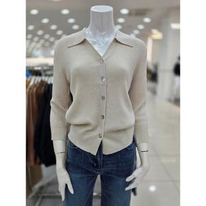 [더아이잗]칼라넥 버튼 업 니트 가디건 IR9M1CD811510