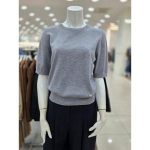 [더아이잗]하프 슬리브 메탈 포인트 풀오버 니트 IR9M1PO841340