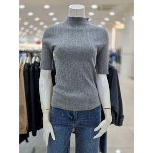 [더아이잗]머골지 하프 슬리브 니트 IR9M1PO821GY20