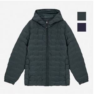 [뱅뱅]공용 사각 퀄팅패턴 후드 패딩점퍼(NUL808)-KG