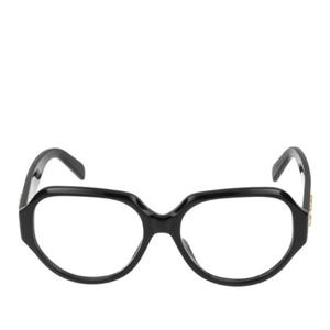 셀린느 아세테이트 라운드 키홀 브리지 안경테 CL50165I 001