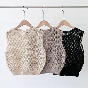 [엄지척]2L-CBB 1055 여자썸머스카시그물니트조끼_19679860_6675