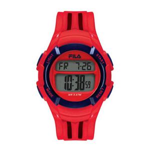 휠라 38-048-102 남녀공용 우레탄 전자 손목 시계