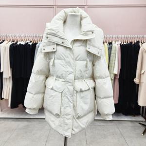 [샤틴]후드넥 스트링 덕다운 패딩S244K875A03_JK