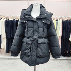 [샤틴]후드넥 스트링 덕다운 패딩S244K875A_JK