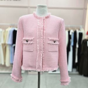 [샤틴]수술라인배색 트위드 양모쟈켓S251P110A51