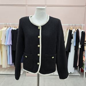 [샤틴]라인배색 포켓 트위드쟈켓S253K163A