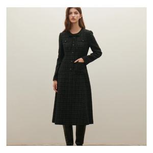 [샤틴]배색리본 트위드 원피스S254B607A