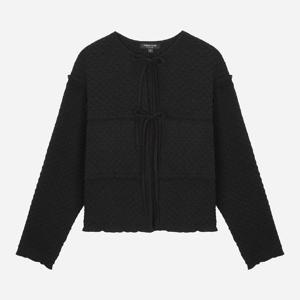 [써스데이아일랜드][여성]엠보 오픈형 블라우스(T256MBL135W)