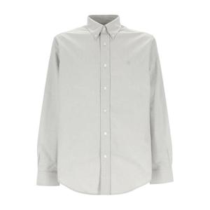 24SS Givenchy Grey 셔츠 with embroidered 로고 BM60Y11557058 TP565402647