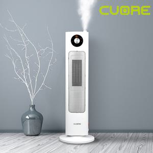 (S) 쿠오레 가습기능 PTC 전기 온풍기 CH-20H / 히터 가정용 사무실 난방기 거실 침실 사무실 카페