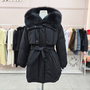 [샤틴]폭스퍼 탈,착  구스다운 야상S244S801A_JK