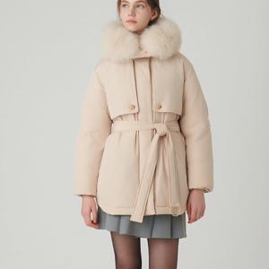 [샤틴]폭스퍼 탈,착  구스다운 야상S244S801A04_JK