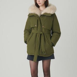 [샤틴]폭스퍼 탈,착  구스다운 야상S244S801A64_JK