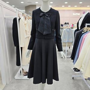 [샤틴]리본타이 쟈켓 셋업 원피스S251S603A_JK