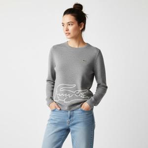 꼼데가르송 X 라코스테 그레이 로고 울 니트 FLN003W23 GREY