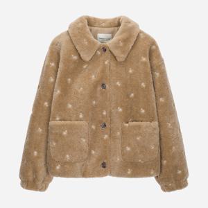 [써스데이아일랜드]플라워자수 블루종 퍼 점퍼 T258MLT341W