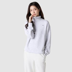 [르꼬끄공식] 여성 더블텐션2.0 루즈핏 하이넥 맨투맨 QR122OFS13