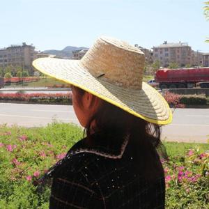 차단 작업 47cm 밀짚모자 농부 농사 여름 챙넓은모자