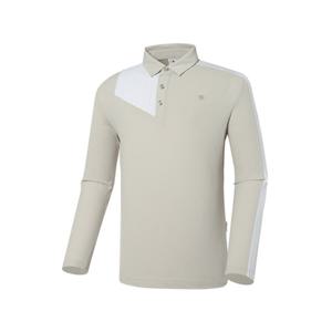[와이드앵글]  WMU22201E1    남성 WL PRO 블럭킹 폴로 티셔츠 (L Beige)