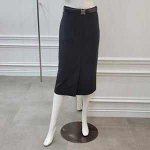 [미니멈]하이웨스트 H라인 스커트 (MYAAWS2120BK)_IC