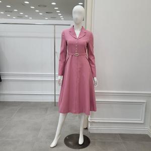 [미니멈]카라넥 모던 클래식 A라인 원피스 (MYAAWO2490PK)_IC