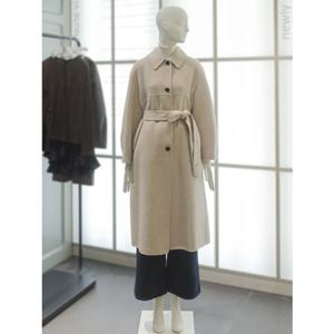 [주크]벨티드 핸드메이드 코트(Z254MSG540)