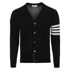 MKC002A Y1014 415 톰브라운 메리노 울 사선완장 클래식 가디건