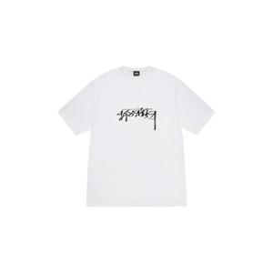 Stussy스투시 슬라이스 티셔츠 화이트 1905131