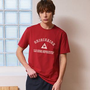 [르꼬끄공식] 유니 레터 그래픽 르프레쉬 반팔티 QR123LRS22