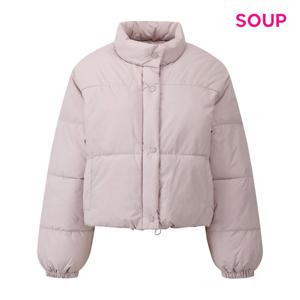 [숲]하이넥 크롭 패딩 점퍼 S61JP01