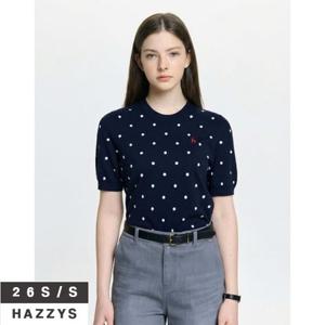 헤지스여성 HSSW6BC22 클래식 반팔 풀오버