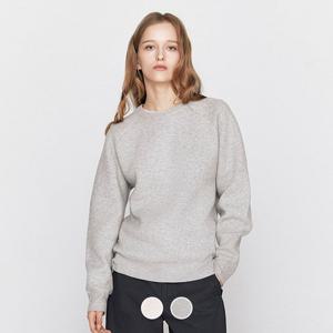 [지오다노]여성 봄 간절기 라운드넥 루즈핏 래글런 니트 스웨터 356501