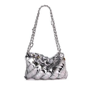 26SS 파코라반 Metal 숄더 chain  Silver metallic 레더 structure  Plate metal design  26PSS0486CP040 TP570639945