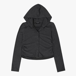 [더데이걸]골지 레이어드 후드 가디건티 TGMH26105