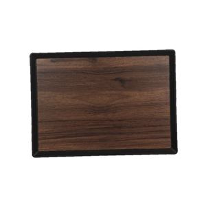 리빙메이트 우드 논슬립 테라 사각 쟁반 중