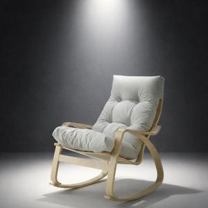 둥둥 흔들의자 안락 인체공학 자작나무 프레임