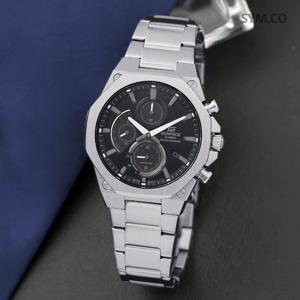 에디피스 EFS-S570D-1A 사파이어 크로노그래피 태양충전 에얄오크 남자 메탈 시계 d