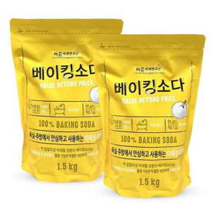 무궁화 바른세제연구소 베이킹소다 1.5kg 2개
