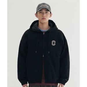 커버낫 COVERNAT C 로고 헤비 옥스포드 자켓 Black CO2503JK53BK 345786