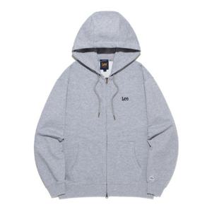 M 리후드집업 CQK LE2503HZ01GR 스몰 트위치 로고 후드 집업 그레이